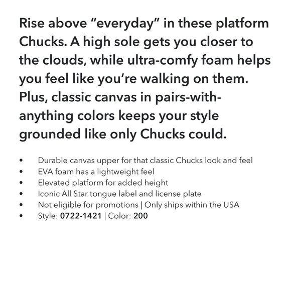 Converse Chuck Taylor All Star Lift Platform Sneaker - Picture 3 of 3